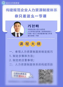 馮智明 馮智明導師 如何高效構建人力資源制度體系 培訓圓滿結束